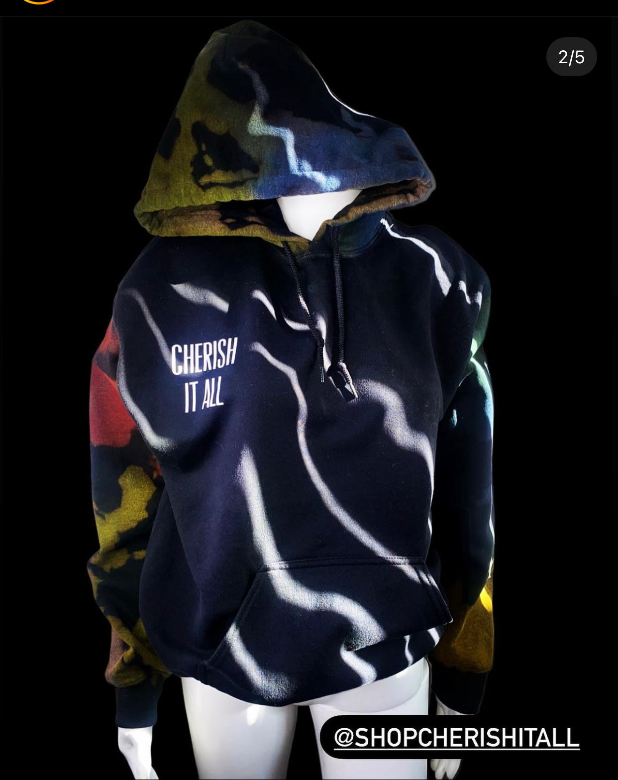 Cherish the dye hoodie