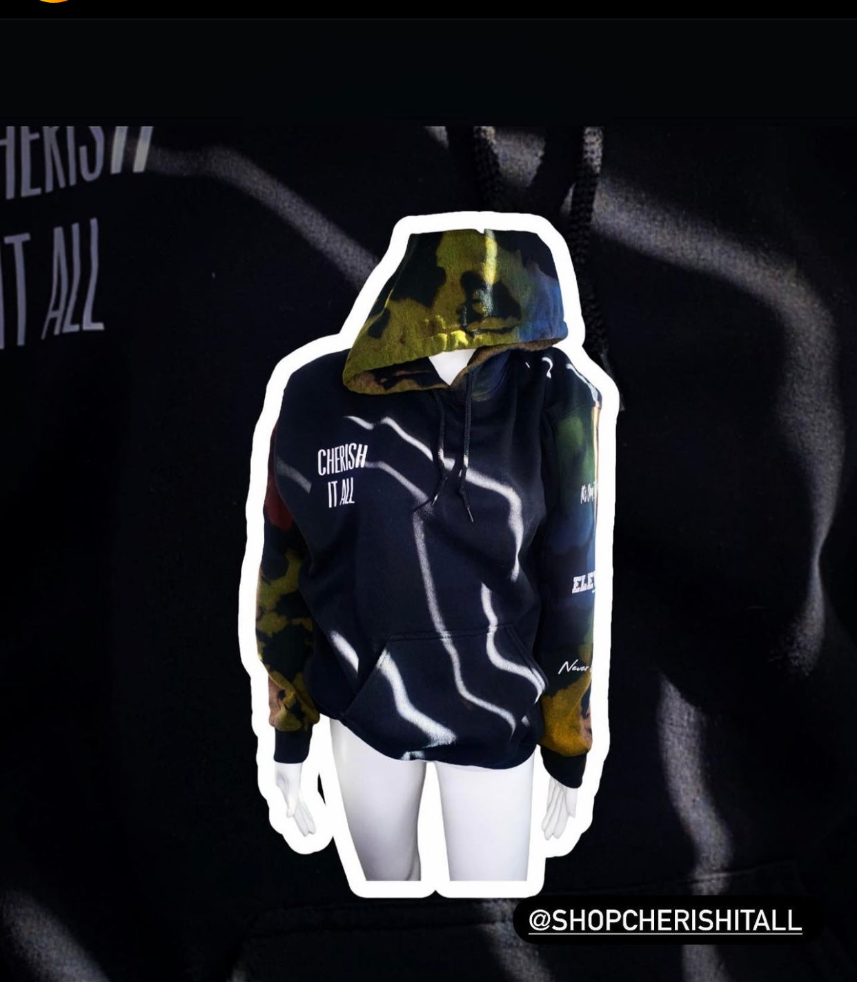 Cherish the dye hoodie