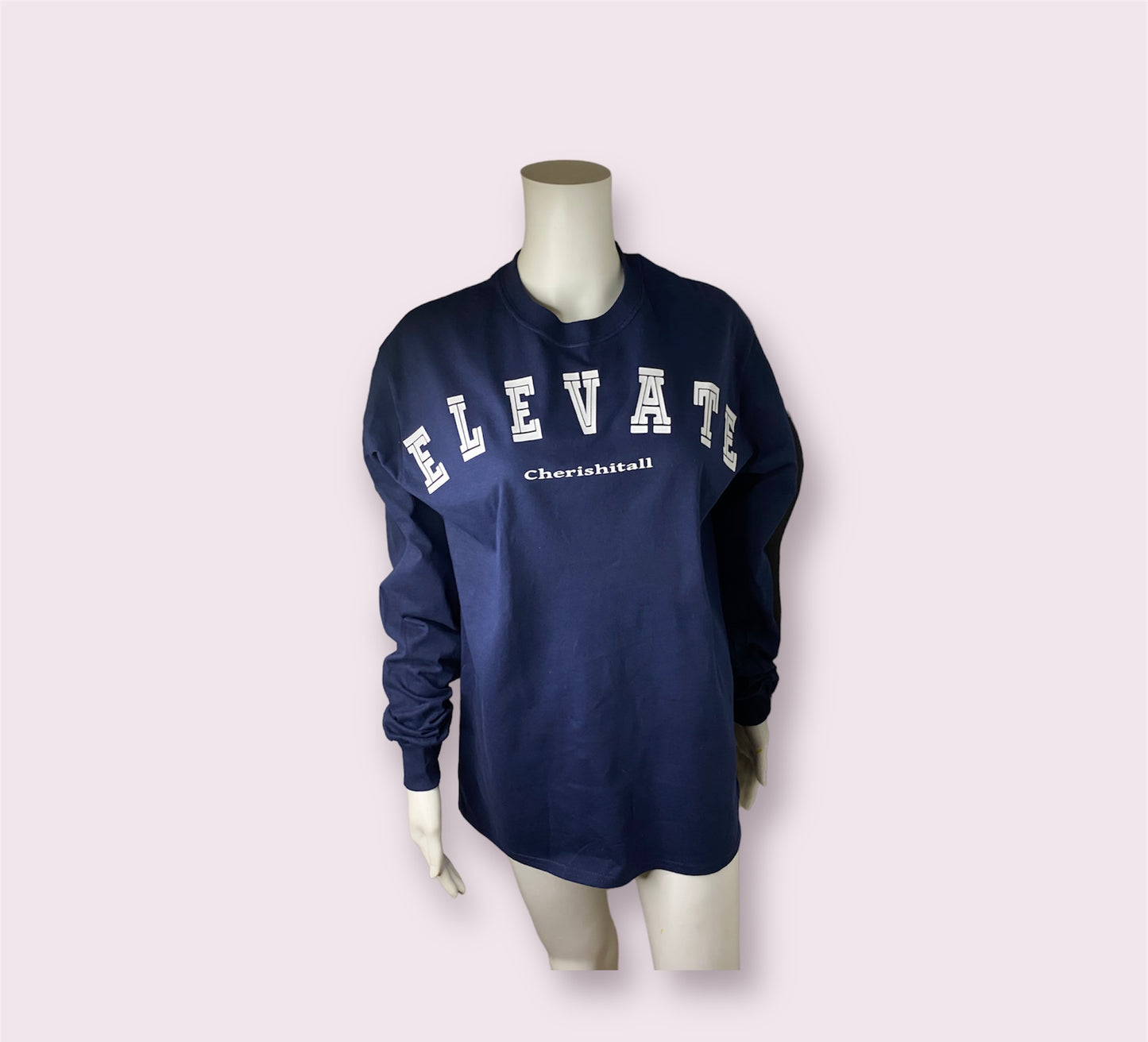 Elevate letter graphic long sleeve